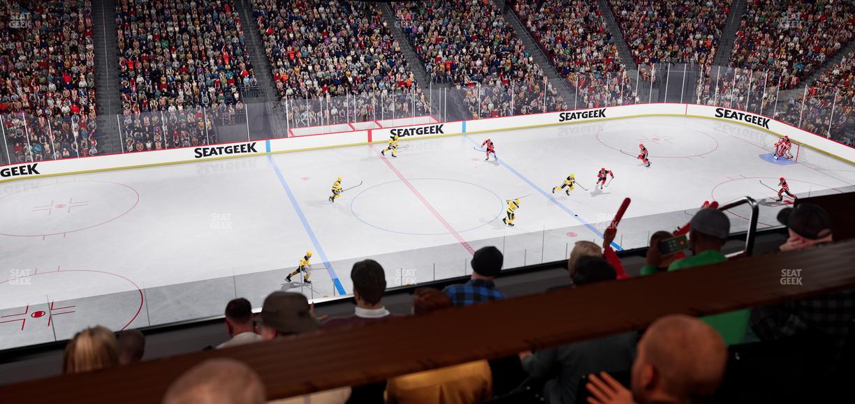 Prudential Center - Section Verizon Lounge Box 5 Seat View