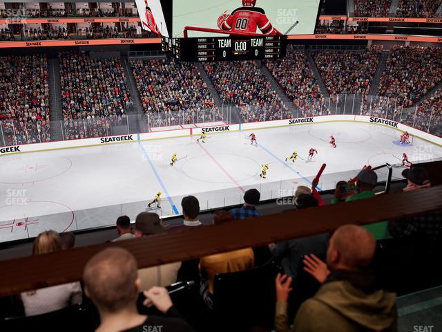 Prudential Center - Section Verizon Lounge Box 5 Seat View