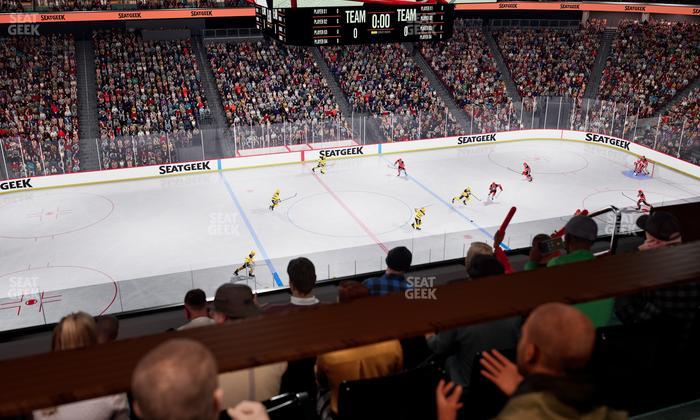 Prudential Center - Section Verizon Lounge Box 5 Seat View