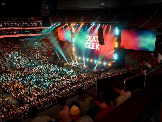 Prudential Center - Section Verizon Lounge Box 5 Seat View