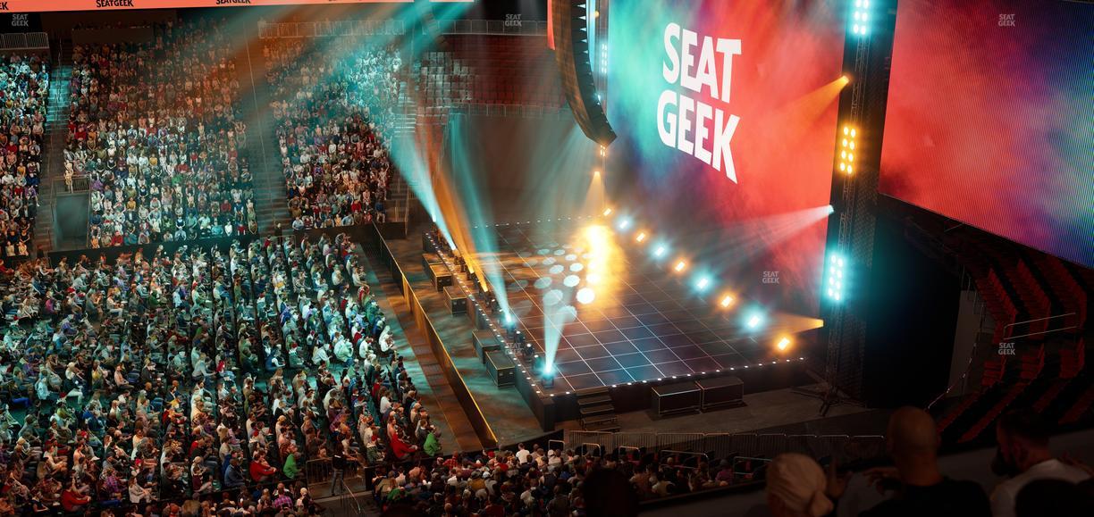 Prudential Center - Section Verizon Lounge Box 6 Seat View