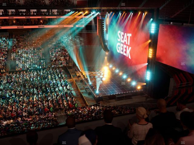 Prudential Center - Section Verizon Lounge Box 6 Seat View