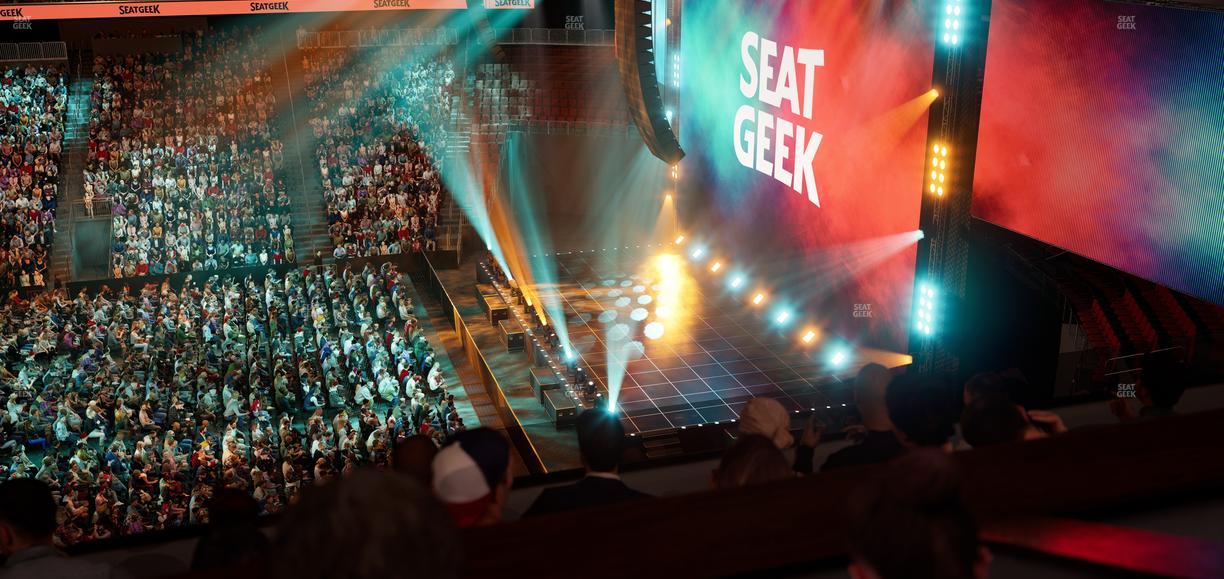 Prudential Center - Section Verizon Lounge Box 6 Seat View