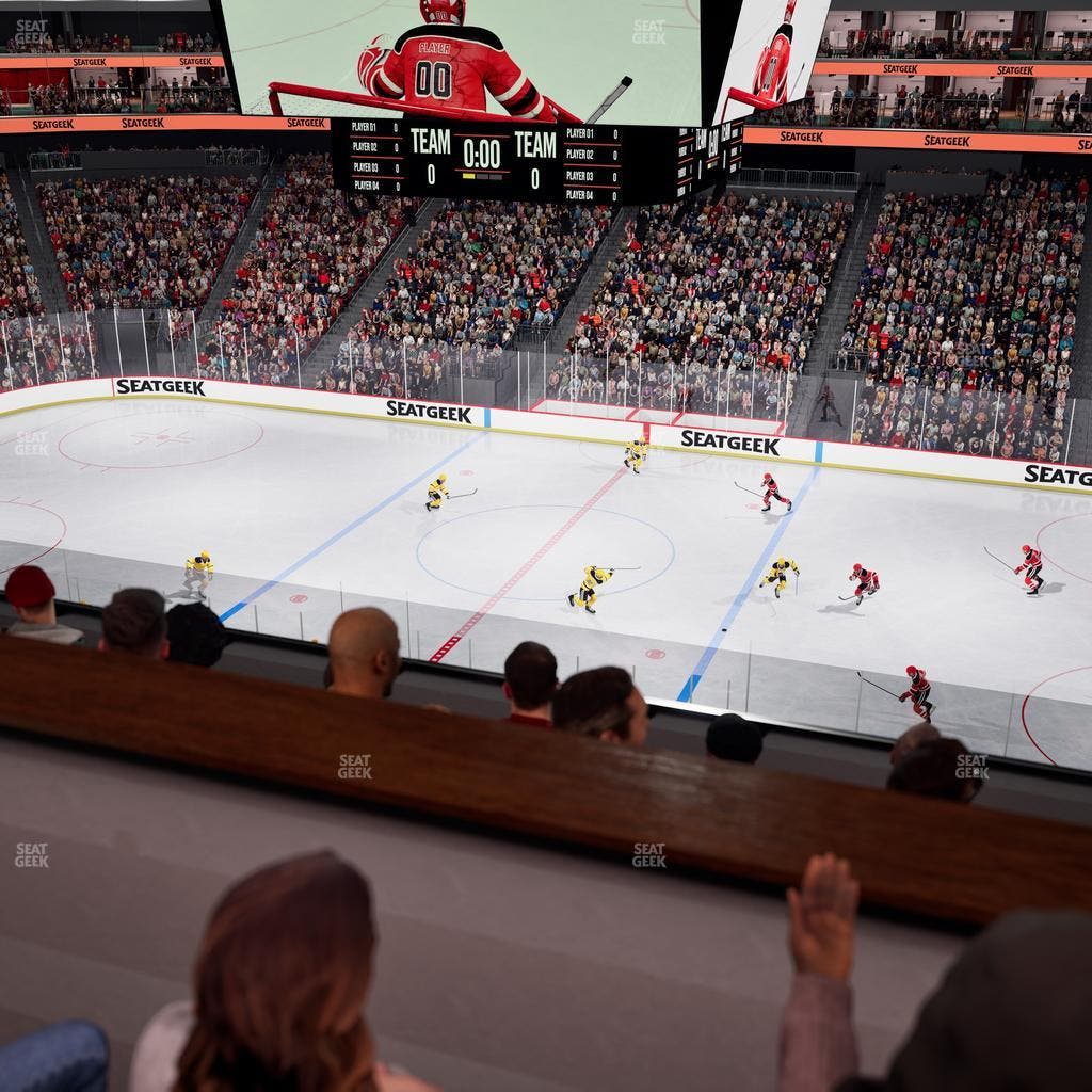 Prudential Center - Section Verizon Lounge Box 6 Seat View