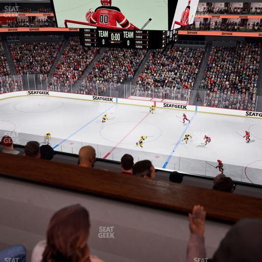 Prudential Center - Section Verizon Lounge Box 6 Seat View