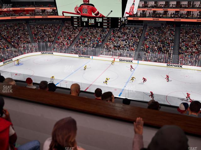 Prudential Center - Section Verizon Lounge Box 6 Seat View