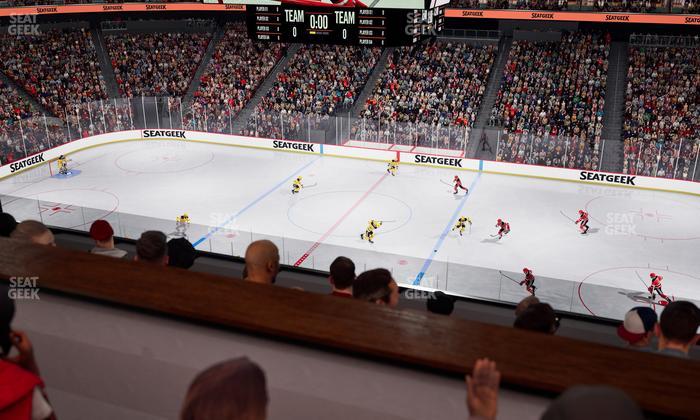 Prudential Center - Section Verizon Lounge Box 6 Seat View