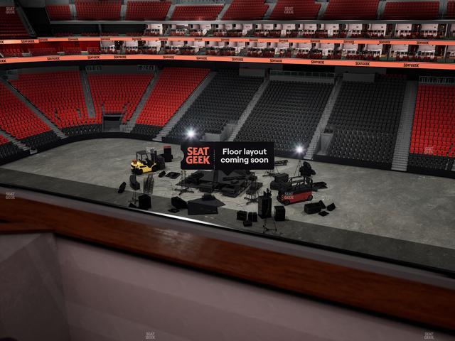 Prudential Center - Section Verizon Lounge Box 7 Seat View