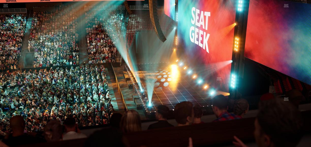 Prudential Center - Section Verizon Lounge Box 7 Seat View