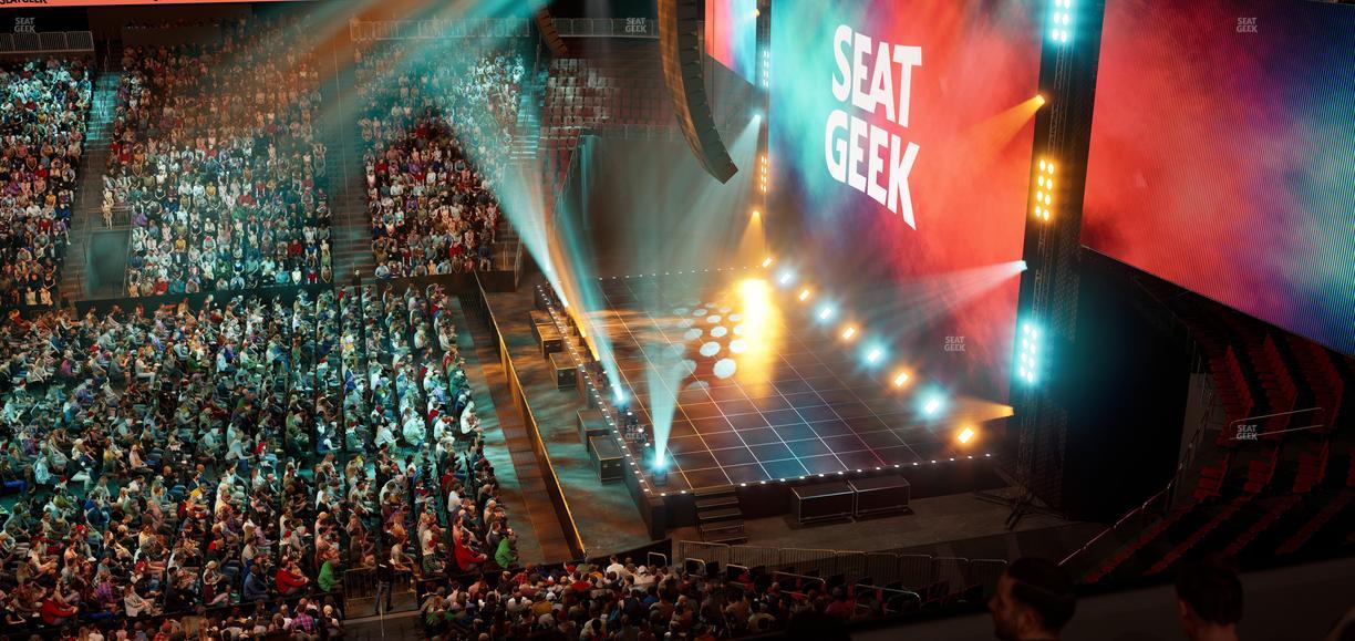 Prudential Center - Section Verizon Lounge Box 7 Seat View