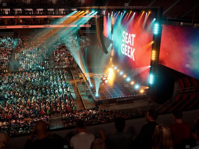 Prudential Center - Section Verizon Lounge Box 7 Seat View