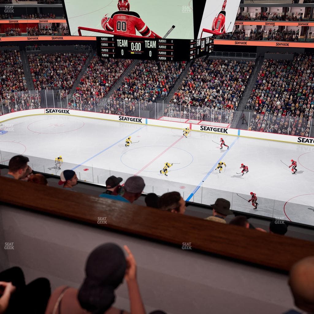 Prudential Center - Section Verizon Lounge Box 7 Seat View