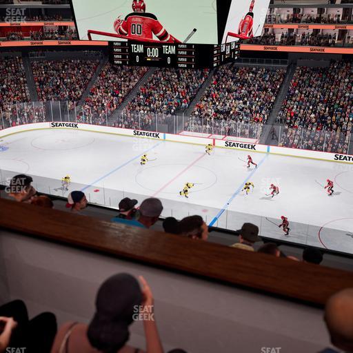 Prudential Center - Section Verizon Lounge Box 7 Seat View