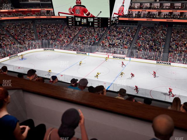 Prudential Center - Section Verizon Lounge Box 7 Seat View