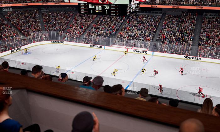 Prudential Center - Section Verizon Lounge Box 7 Seat View