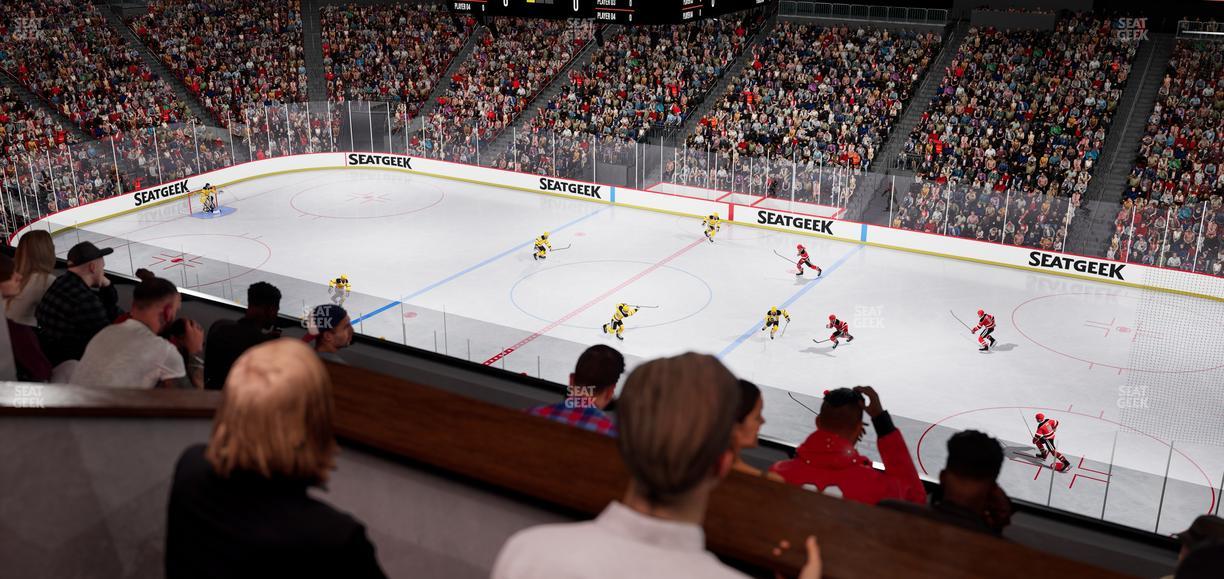 Prudential Center - Section Verizon Lounge Box 8 Seat View