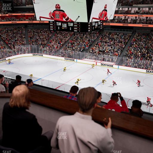 Prudential Center - Section Verizon Lounge Box 8 Seat View