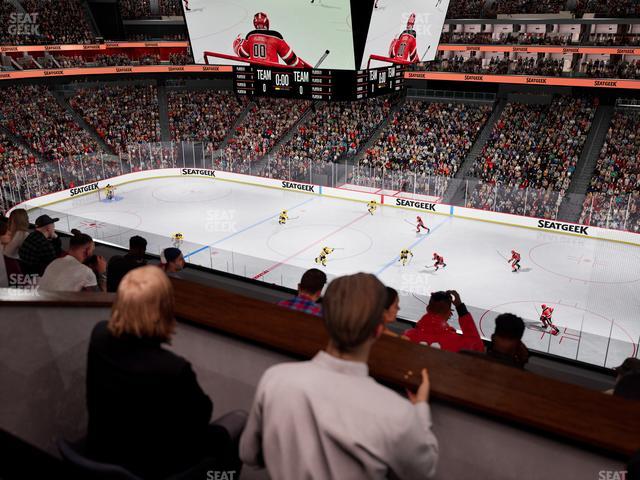 Prudential Center - Section Verizon Lounge Box 8 Seat View