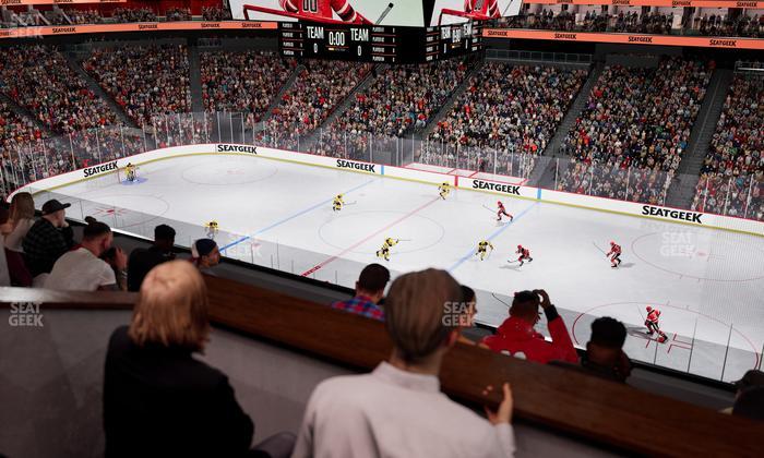 Prudential Center - Section Verizon Lounge Box 8 Seat View