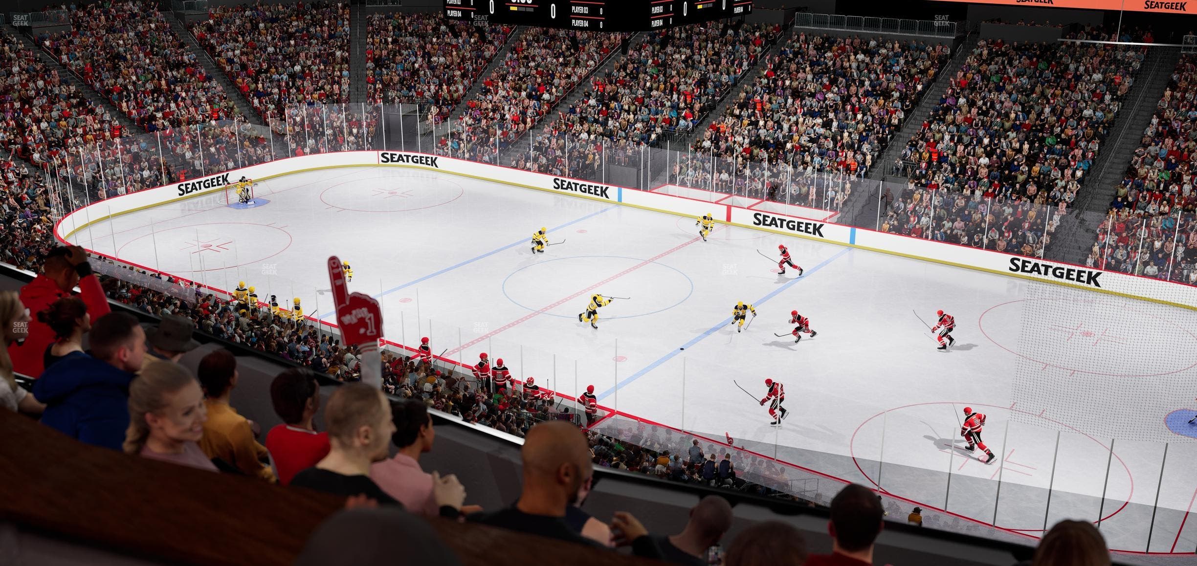 Prudential Center - Section Verizon Lounge Box 9 Seat View