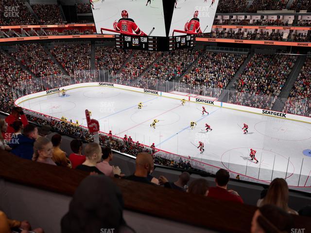 Prudential Center - Section Verizon Lounge Box 9 Seat View