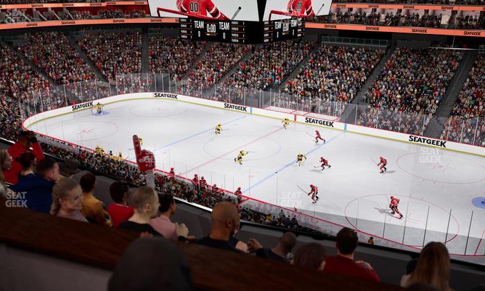 Prudential Center - Section Verizon Lounge Box 9 Seat View