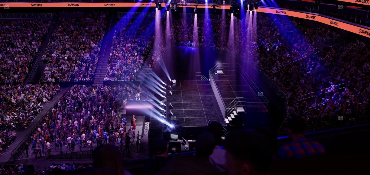 Prudential Center - Section Verizon Lounge Box 9 Seat View