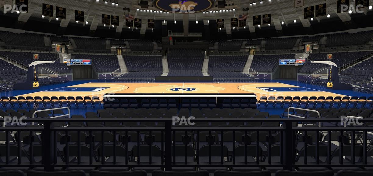 Purcell Pavilion at the Joyce Center - Section 1 Seat View