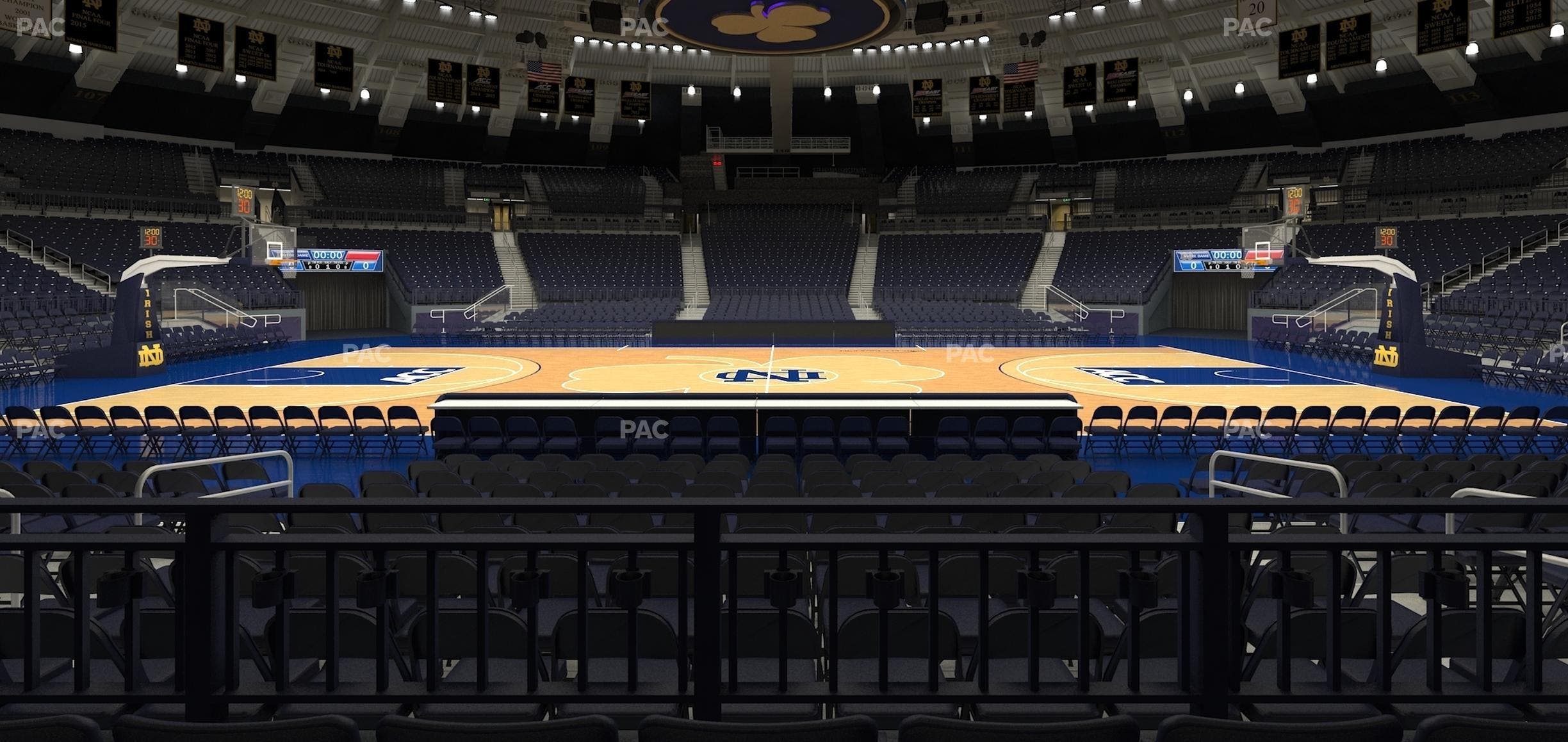 Purcell Pavilion at the Joyce Center - Section 1 Seat View