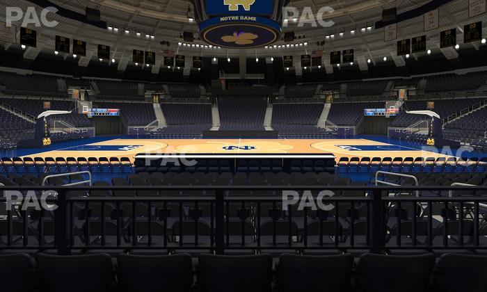 Purcell Pavilion at the Joyce Center - Section 1 Seat View