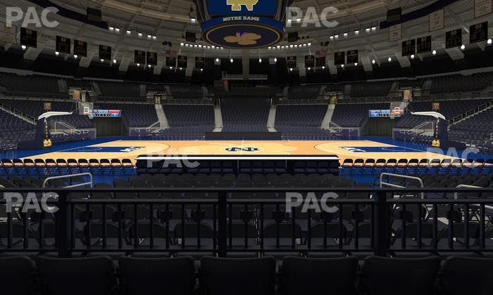 Purcell Pavilion at the Joyce Center - Section 1 Seat View