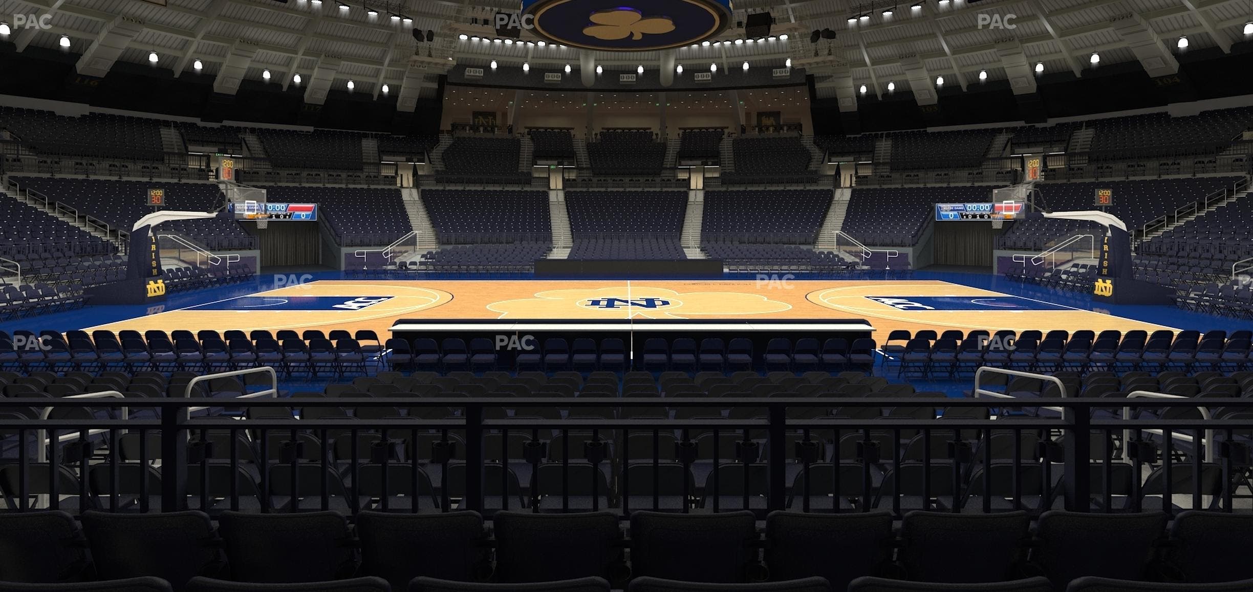 Purcell Pavilion at the Joyce Center - Section 10 Seat View