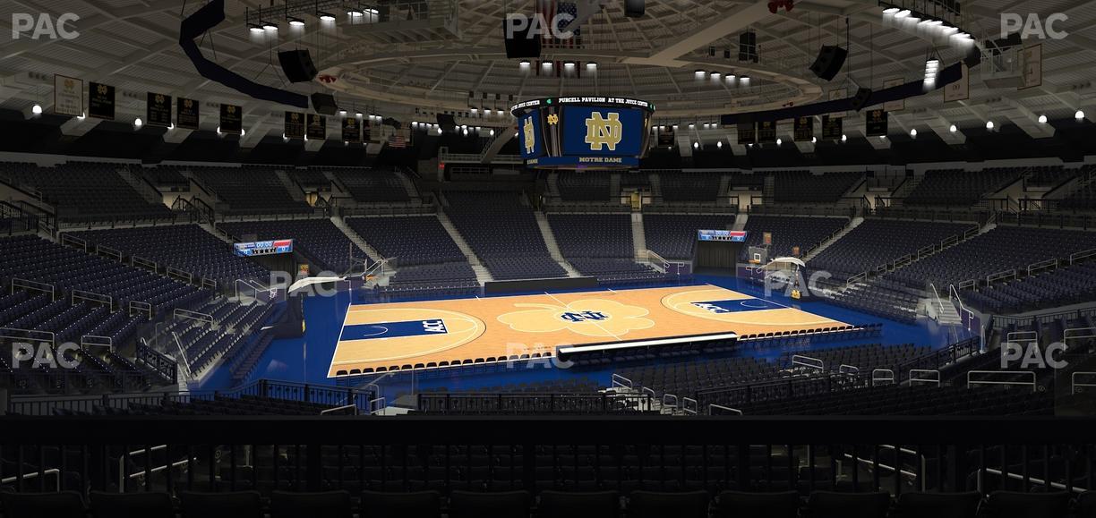 Purcell Pavilion at the Joyce Center - Section 102 Seat View