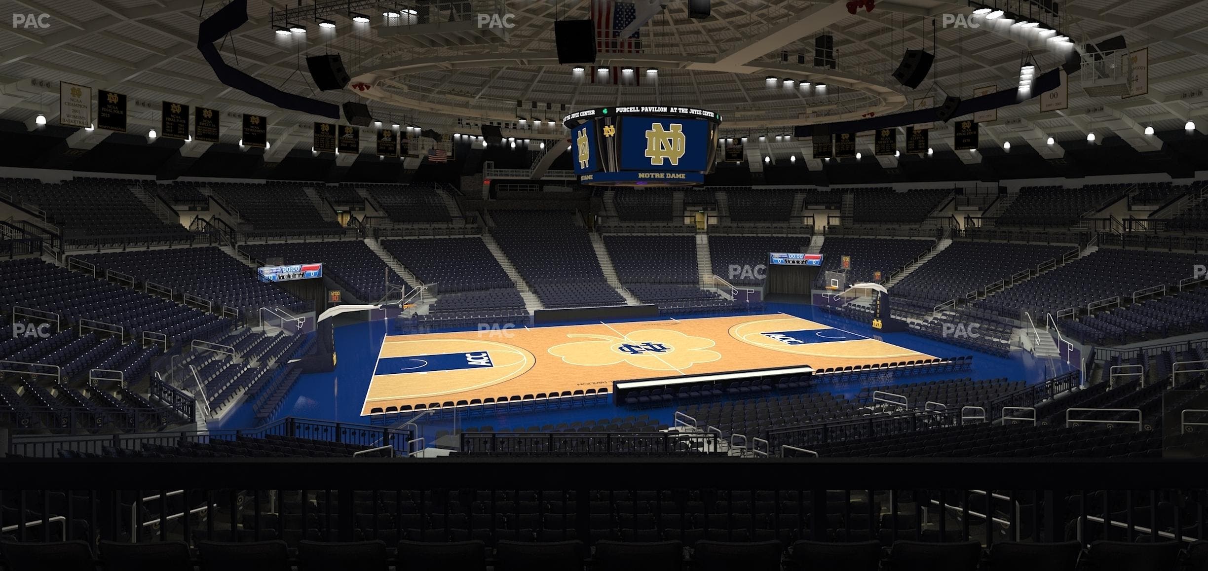 Purcell Pavilion at the Joyce Center - Section 102 Seat View
