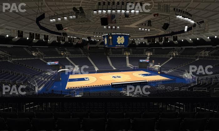 Purcell Pavilion at the Joyce Center - Section 102 Seat View