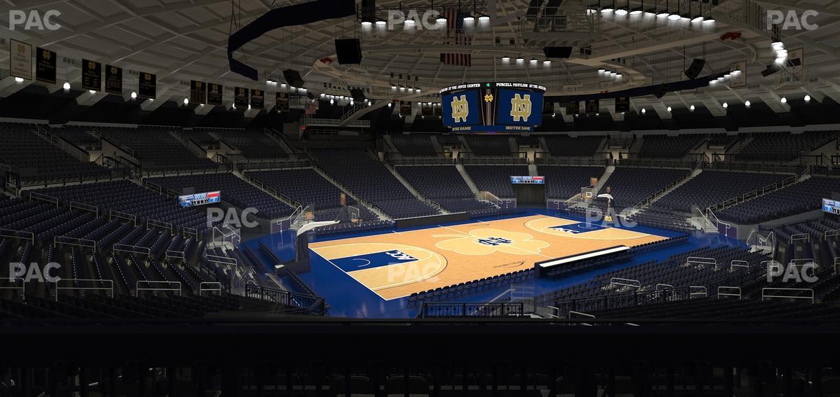 Purcell Pavilion at the Joyce Center - Section 103 Seat View