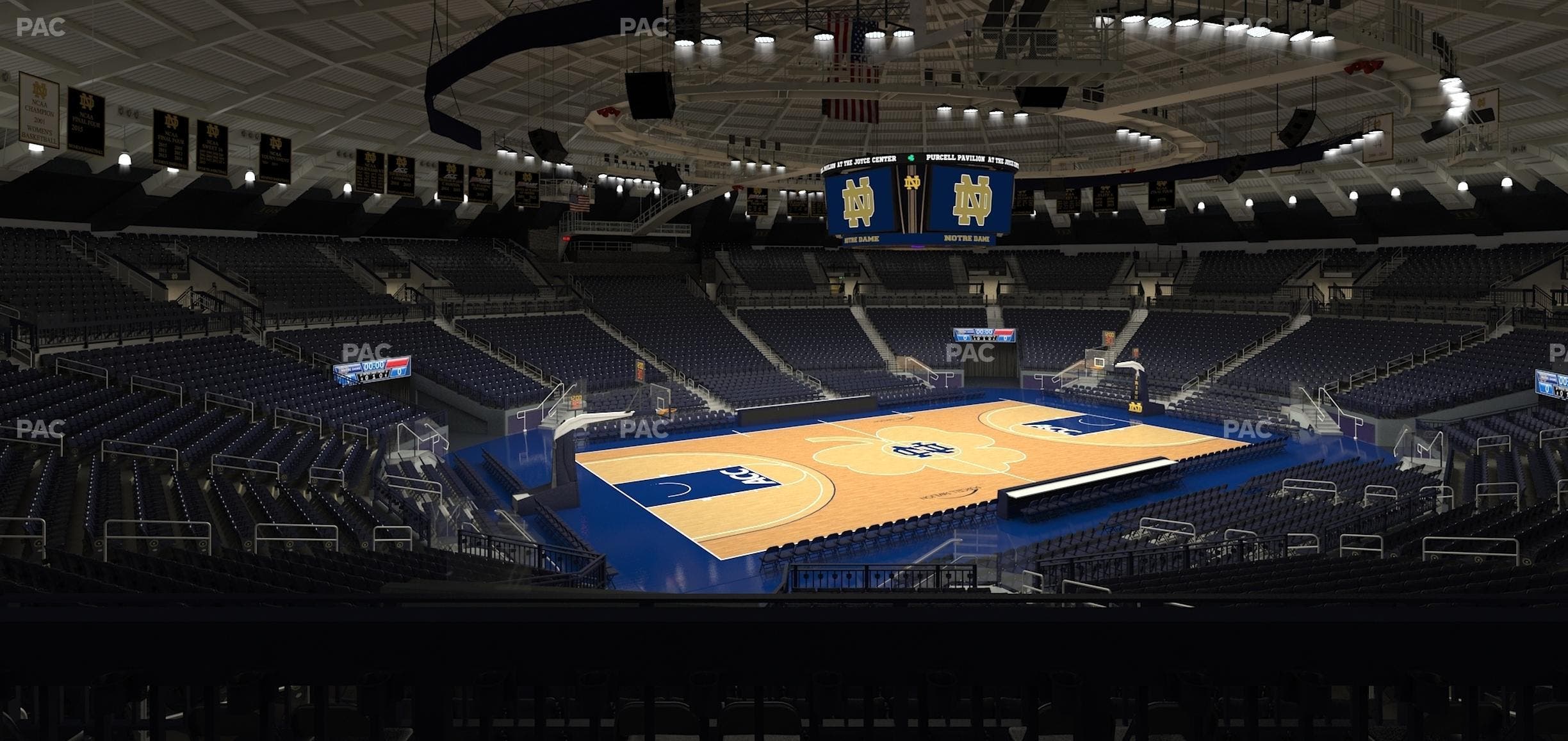 Purcell Pavilion at the Joyce Center - Section 103 Seat View