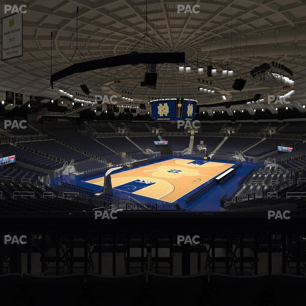 Purcell Pavilion at the Joyce Center - Section 104 Seat View