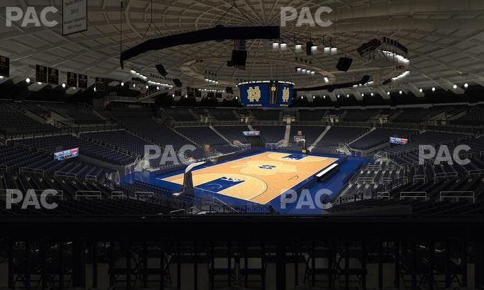 Purcell Pavilion at the Joyce Center - Section 104 Seat View