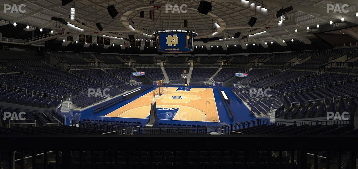 Purcell Pavilion at the Joyce Center - Section 105 Seat View