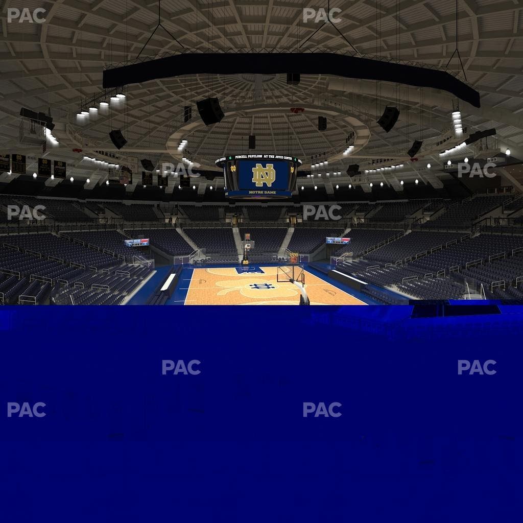 Purcell Pavilion at the Joyce Center - Section 106 Seat View