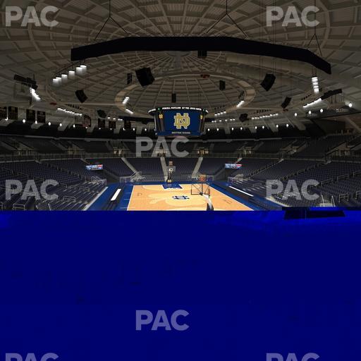 Purcell Pavilion at the Joyce Center - Section 106 Seat View