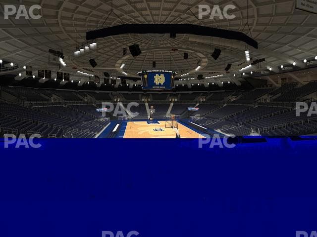 Purcell Pavilion at the Joyce Center - Section 106 Seat View