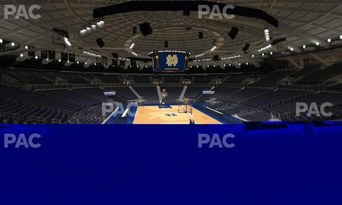 Purcell Pavilion at the Joyce Center - Section 106 Seat View