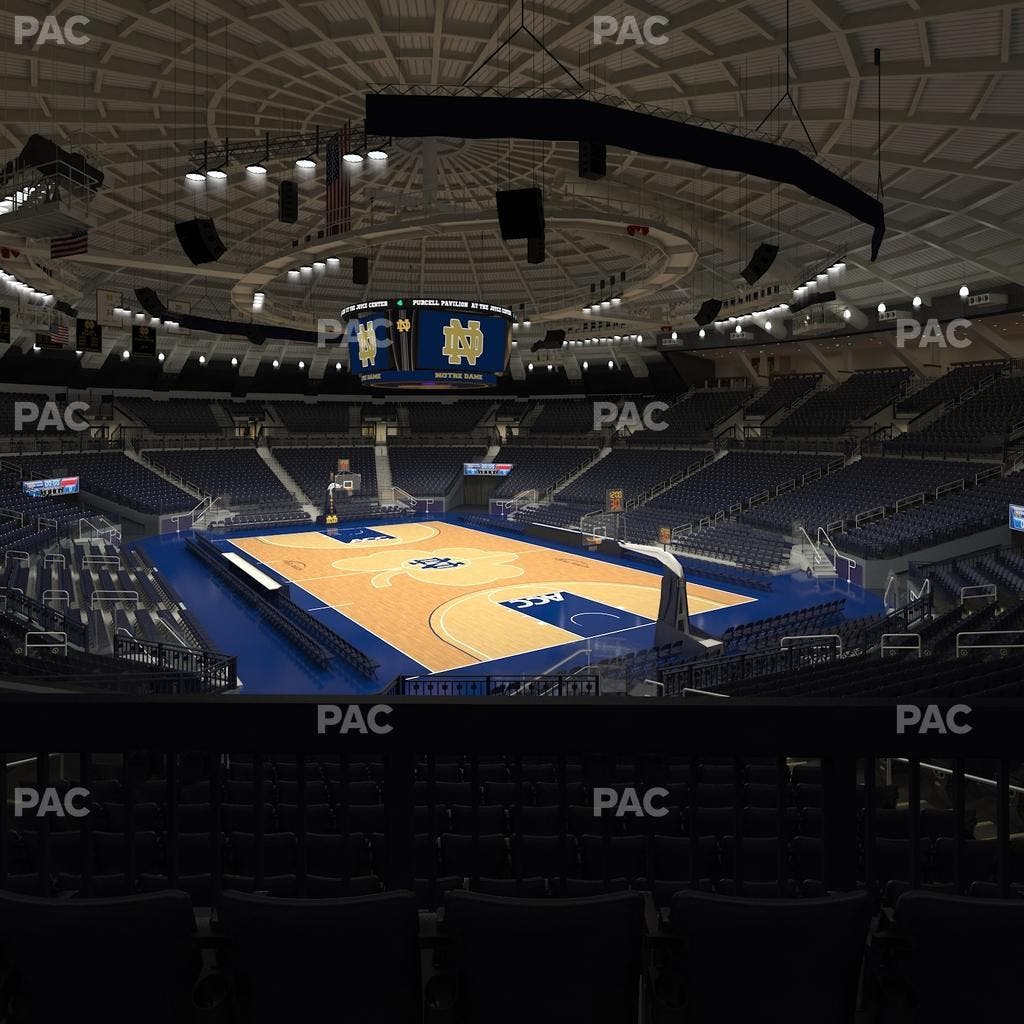 Purcell Pavilion at the Joyce Center - Section 107 Seat View