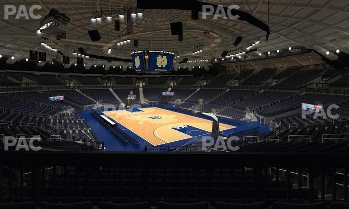 Purcell Pavilion at the Joyce Center - Section 107 Seat View
