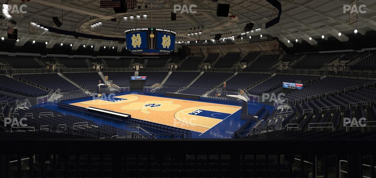 Purcell Pavilion at the Joyce Center - Section 108 Seat View