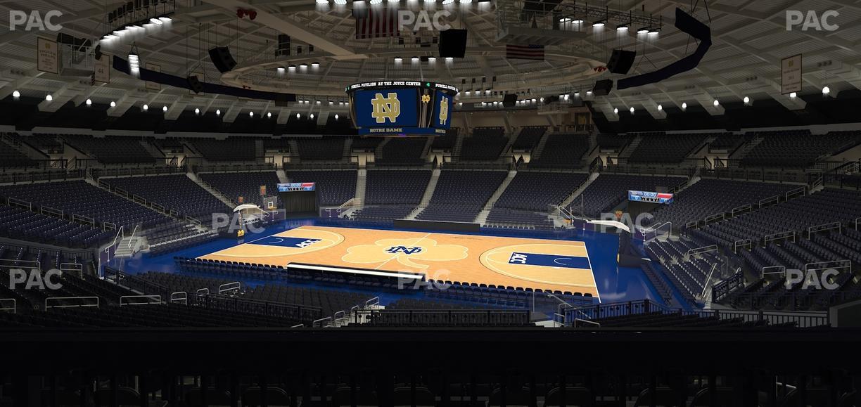 Purcell Pavilion at the Joyce Center - Section 109 Seat View