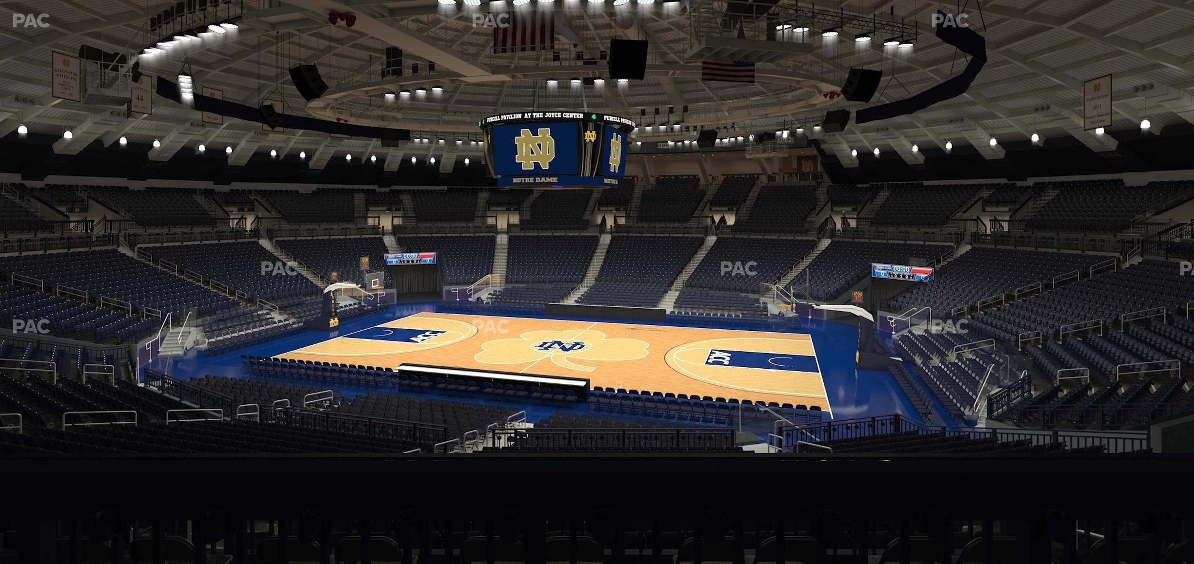 Purcell Pavilion at the Joyce Center - Section 109 Seat View