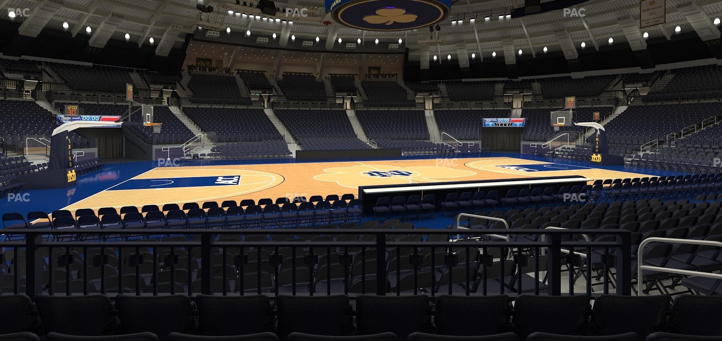 Purcell Pavilion at the Joyce Center - Section 11 Seat View